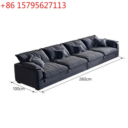 &S Comfy Modern Rectangular Sectional Sofa with Pillows Deep Seat Extra Large Couches Over Size Corner Sofa Living Room Sofas*