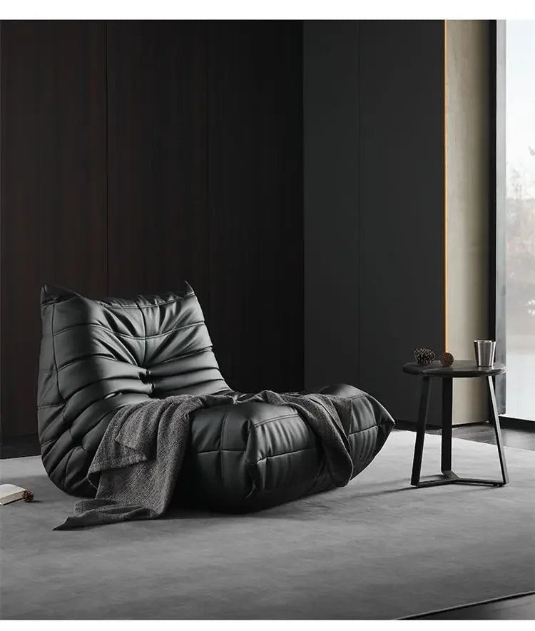 Oil wax leather caterpillar sofa, fashionable high-end atmosphere, living room, bedroom, shops and hotels can be used