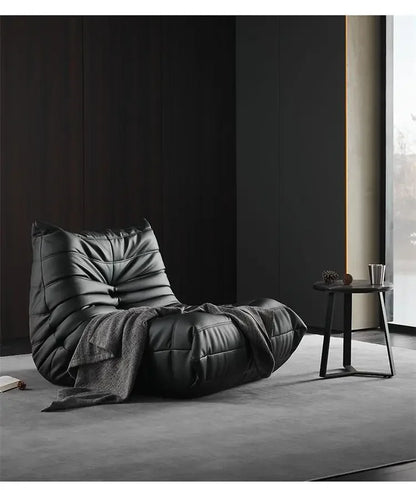 Oil wax leather caterpillar sofa, fashionable high-end atmosphere, living room, bedroom, shops and hotels can be used