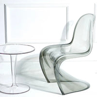Nordic Modern Simple Creative Acrylic Plastic Dining Chair Red S Beauty Chair Crystal Transparent Pandong Chair Wow