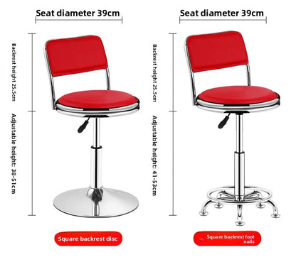 Bar chair swivel chair lift bar chair swivel bar stool haircut chair high stool round stool beauty stool