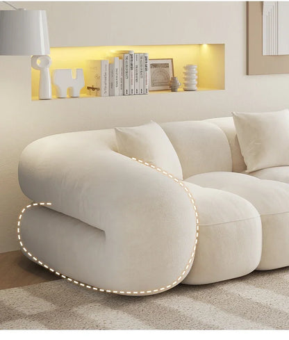 Designer Luxury Living Room Sofas House Nordic Family Elegant Relaxing Sofa Economic Apartment Minimalist Divano Hotel Furniture