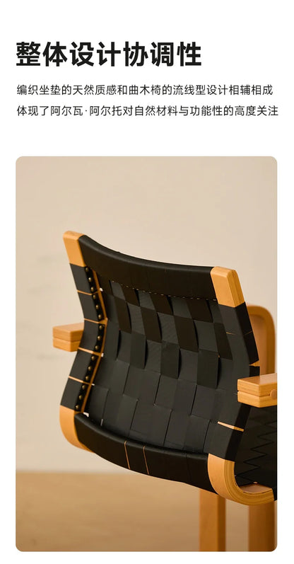 ZZ dining chair solid wood armrest home dining table retro back chair furniture home