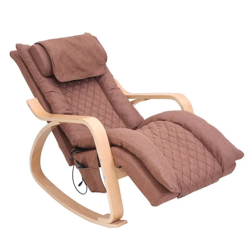 Luxury Recliner Massage Chair Electric Full Body Shiatsu Vibrating Heating Rocking Recliner Massage Chair