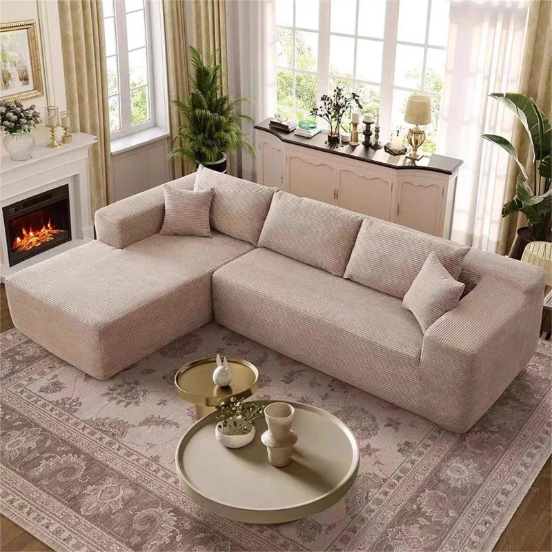 living room office Armchair Convertible sofa L-shape lounge compressed sofa seats lazy home modern Relaxing luxury furniture
