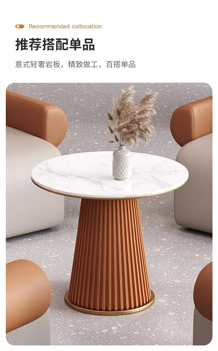Negotiation table and chair combination lounge area light luxury modern lounge area reception table negotiation table