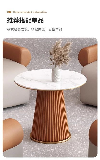 Negotiation table and chair combination lounge area light luxury modern lounge area reception table negotiation table