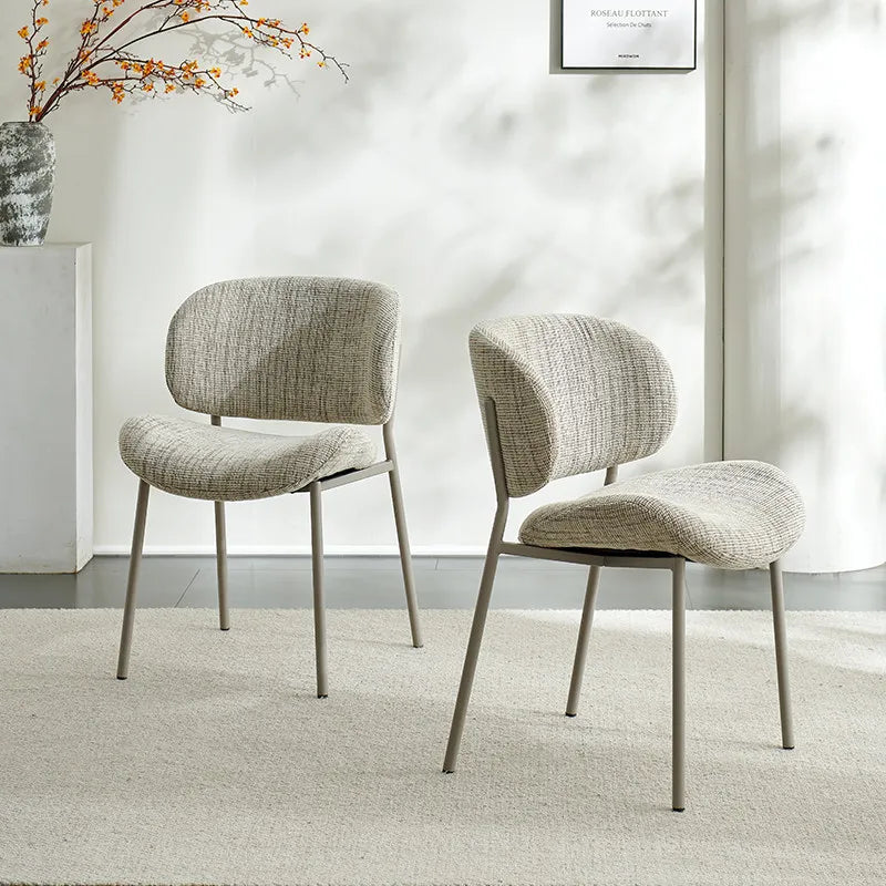 Clear Lounge Dining Chairs Comfortable Bedroom Vanity Dining Chairs Replica Mobile Sillas Para Comedor Postmodern Furniture