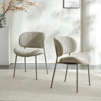 Clear Lounge Dining Chairs Comfortable Bedroom Vanity Dining Chairs Replica Mobile Sillas Para Comedor Postmodern Furniture