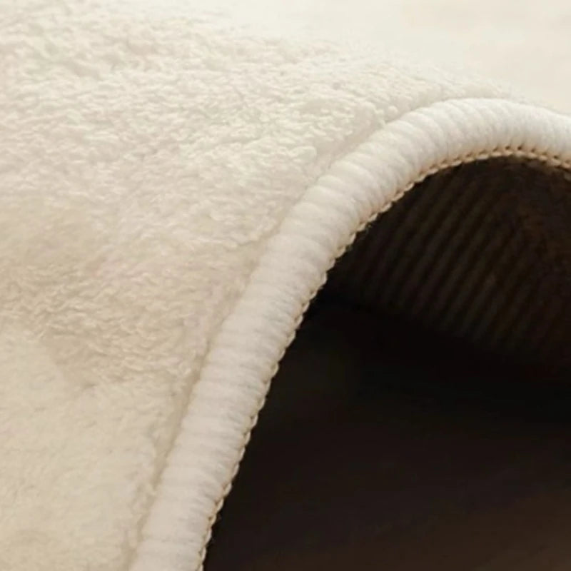 Cream Style Bedroom Decor Carpet Light Luxury Carpets for Living Room Fluffy Soft Art Design Lounge Rug Home Thickened Plush Mat
