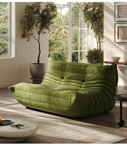 INS Wind Caterpillar fabric sofa chair, lazy for reclining in living room and bedroom, popular single sofa