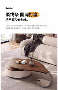 Nordic Style Modern Coffee Table Unique Design Glam Luxury Coffee Table Living Room Hidden Storage Table De Salon Home Furniture