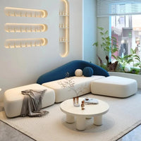 Relaxing Room Decor Living Room Sofas Sets Lounge Minimalist Sofas Recliner Puffs Lazy Couch Koltuk Takımı Trendy Furniture