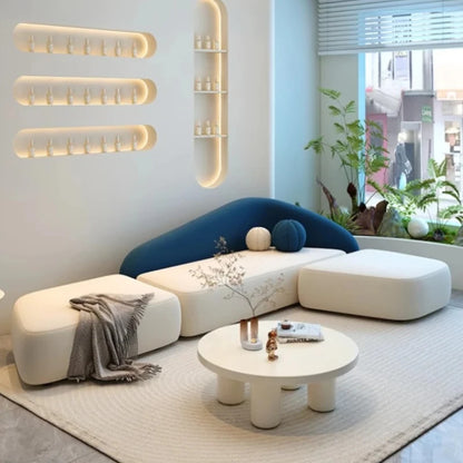 Relaxing Room Decor Living Room Sofas Sets Lounge Minimalist Sofas Recliner Puffs Lazy Couch Koltuk Takımı Trendy Furniture