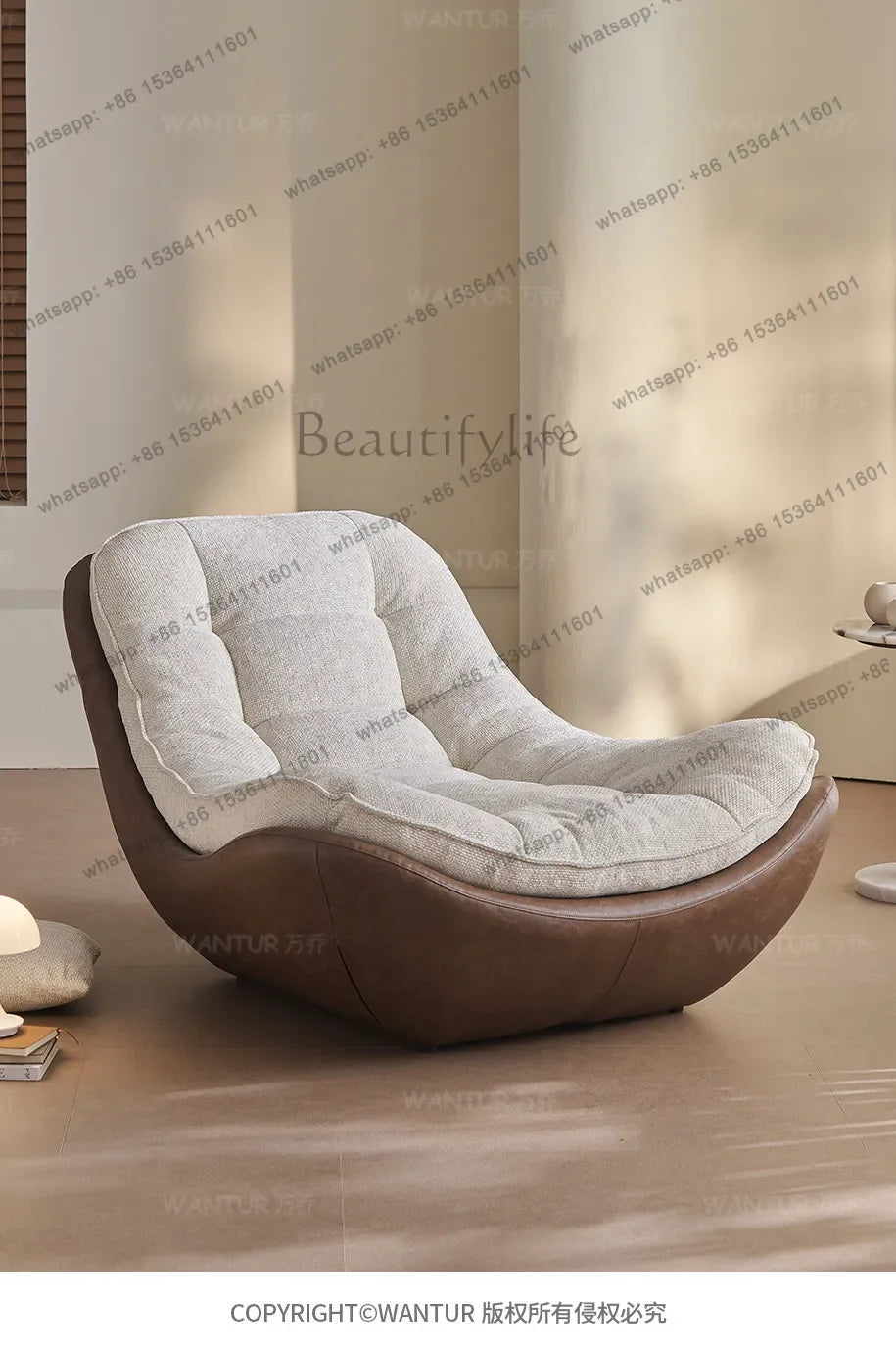 minimalist light luxury Nordic sofa chair simple leisure lazy sofa chair