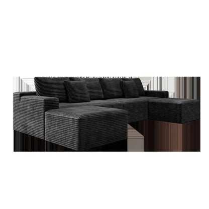 Modular Sectional Sofa, Upholstered Couch for Living Room or Bedroom, No Assembly Required, 4-Piece Free Combination, Plush