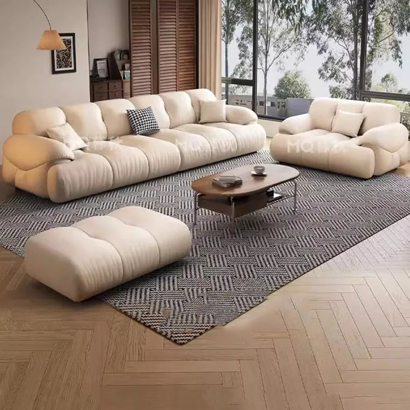Long Modern Living Room Sofas Interior Fashion Luxury Design European Living Room Sofas Comfortable Sillon Cama Trendy Furniture