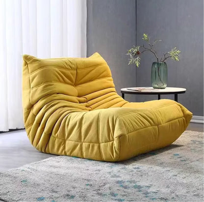 Caterpillar lazy sofa living room can sleep small apartment balcony can lie single sofa chair Internet celebrity tatami double