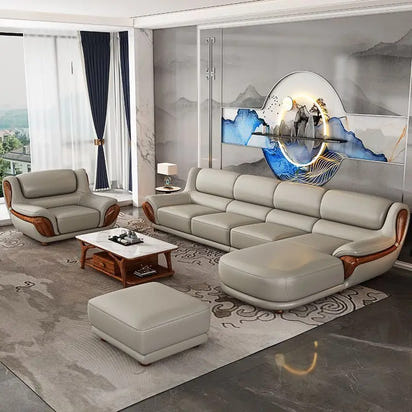 Nordic, leather, sofa, minimalist, living room, furniture, Italian, modern, minimalist