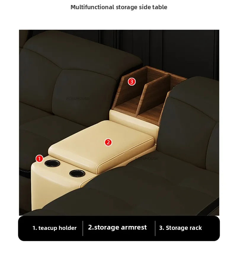 European Luxury Living Room Sofas Home Leisure Sofa Bed Recliner Design Living Room Furniture Modern Corner Smart Massage Sofa