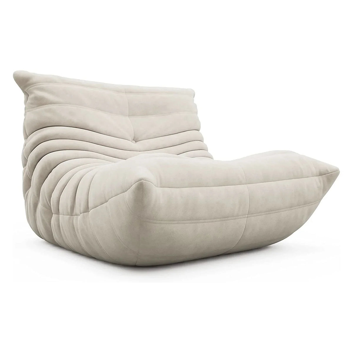 Caterpillar sofa togo modern living room balcony lounge lazy sofa available white lamb wool sofa