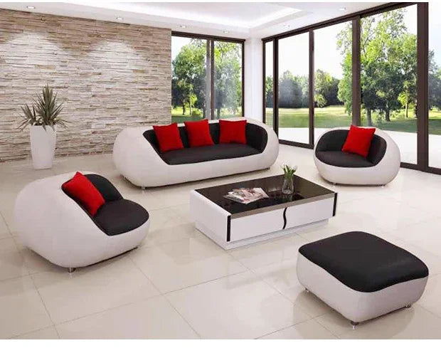 Nordic Accent Living Room Sofas Lazy Couch Leather Luxury Gaming Sofas Designer Decor Relaxing Divano Lounge Suite Furniture