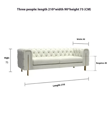 Simple Modern Soft Sofa Chair Living Room Fancy Designer Lounge Sofa House Loveseat Woonkamer Banken Apartment Furniture sofá