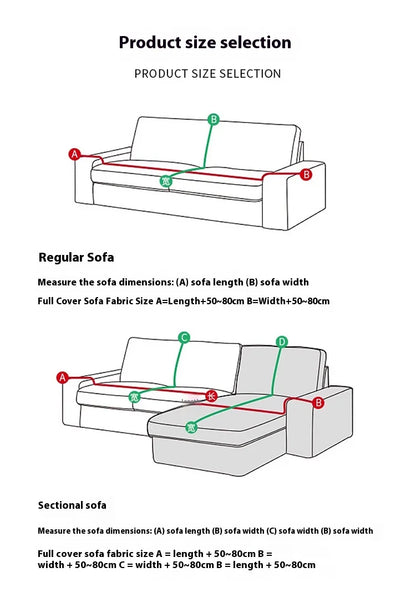 Sofa Cover with Ruffle Elegant Black Reversible for 2/3/4 Seater Couch Stretchable Slipcover Protector All Season Couch Blanket