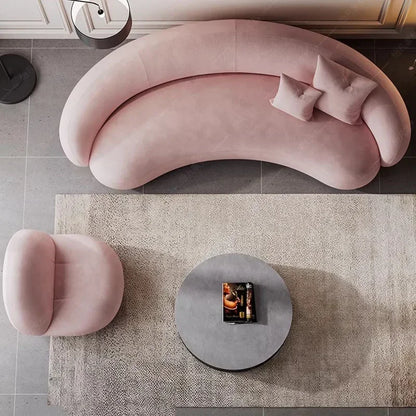 Elastic Luxury Living Room Sofa Modern Aesthetic Elegant Sectional Sofa Designer Replica Muebles Para El Hogar Nordic Furniture