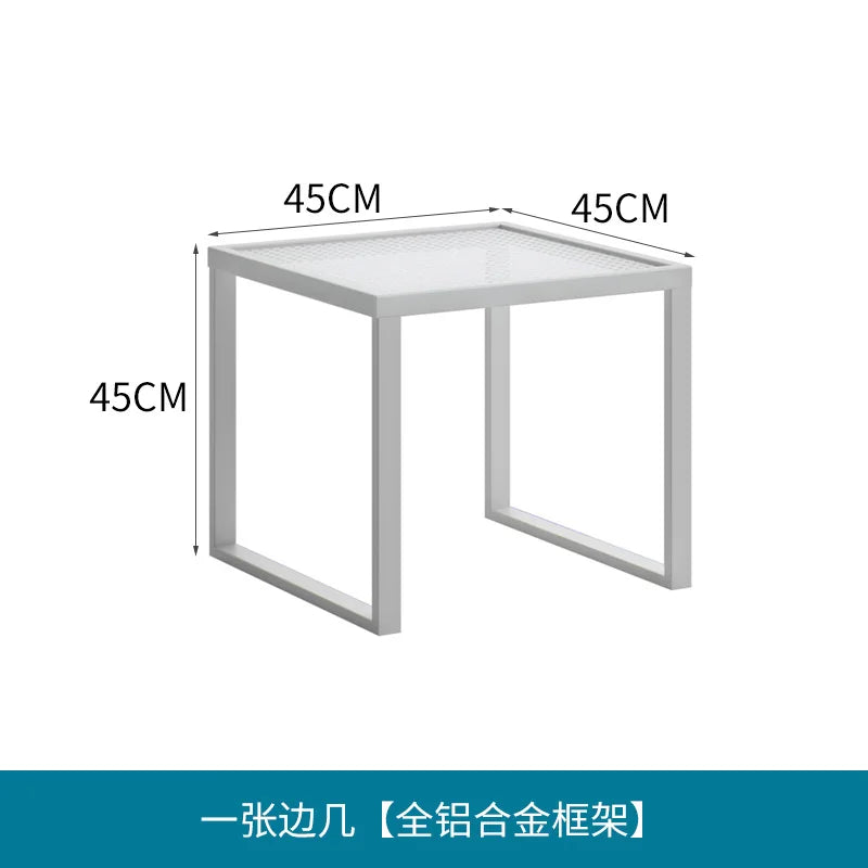 Outdoor Sofa Courtyard Garden Terrace Waterproof Sunscreen Hotel Outdoor Leisure Furniture Combination