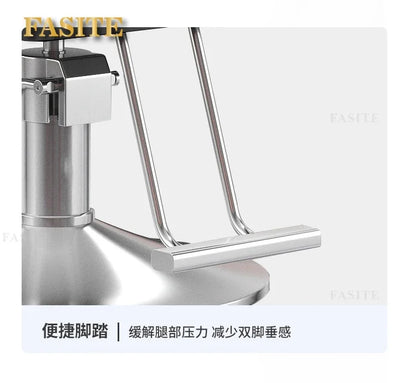 Portable Barbershop Salon Chair Luxury Beauty Gold Hairdressing Salon Chair Barber Swivel Silla Furniture