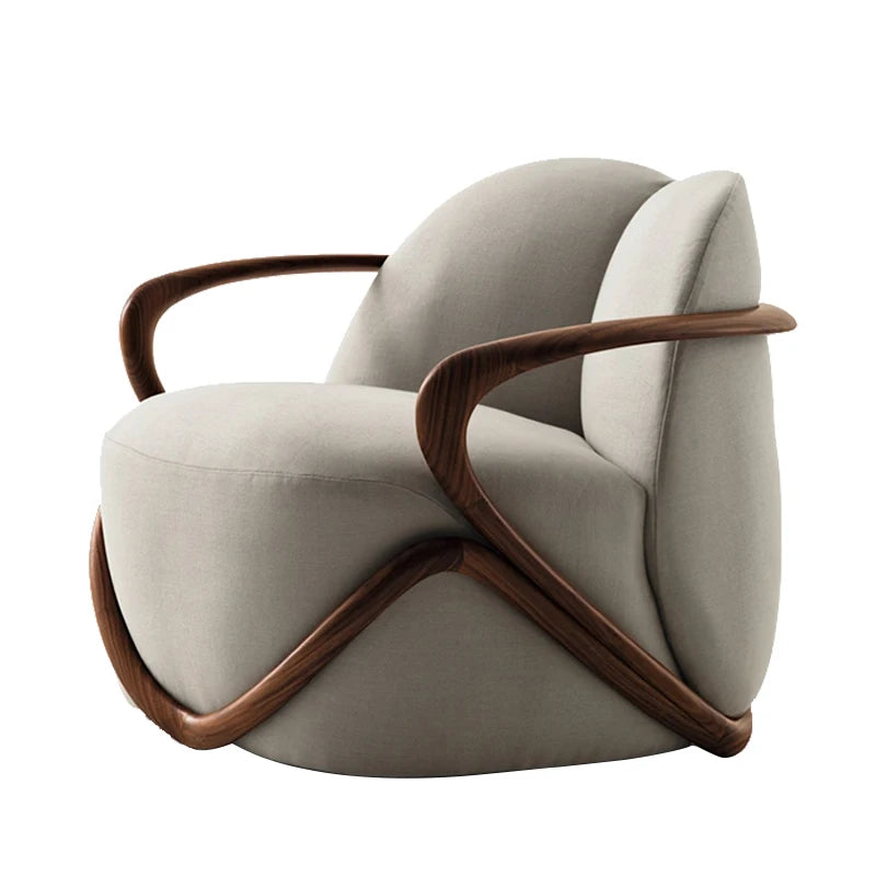*/*Designer Trending Living Room Chairs Beige Classic Single Relaxing Chairs Living Room Modern Fauteuils De Salon Furniture Hom