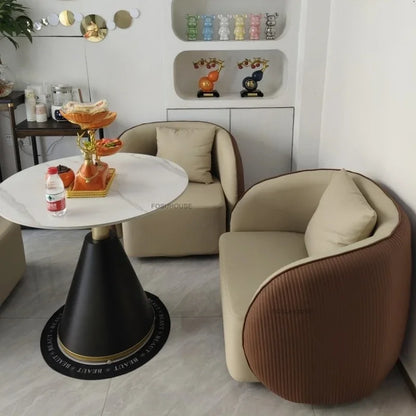 Nordic Designer Armchairs Hotel Lobby Negotiation Chair Living Room Chairs Home Furniture Luxury Conference Chair