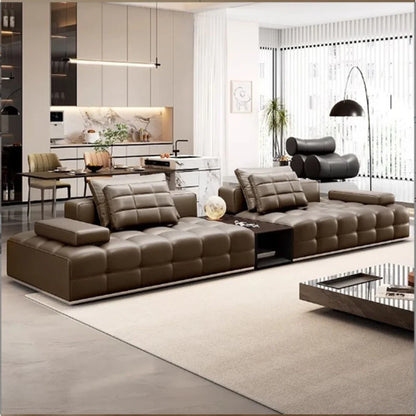 New Arrival High Quality Italian Leather Sofa Wholesale Folding Black Synthetic Leather High Quality Italian Leather Sofa