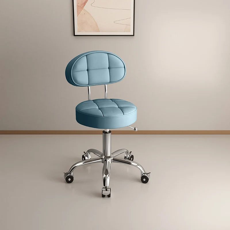 Professional Beauty Salon Chairs Backrest Barber Pedicure Chair Lifting Manicure Hairdresser Hair Salons Wheel Stool Furniture