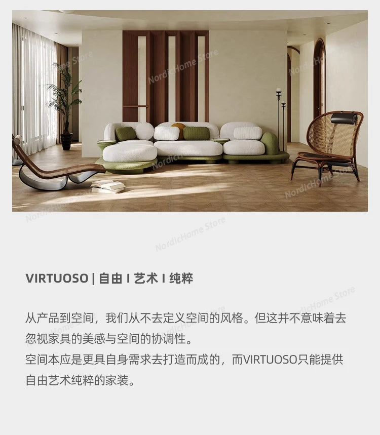 Light Luxury Italian Sofa Living Room Designer Unusual Adult High Quality Aesthetics Sofas Aesthetics Trendy Muebles Furniture