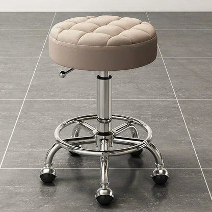 Rolling Hydraulic Chair Beauty Salon Stool Hairdressing Wheeled Beauty Tattoo Chairs Swivel Sedia Commercial Furniture
