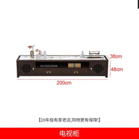 New Chinese-style solid wood sofa combination modern simple Zen Chinese style living room concubine corner wooden light luxury