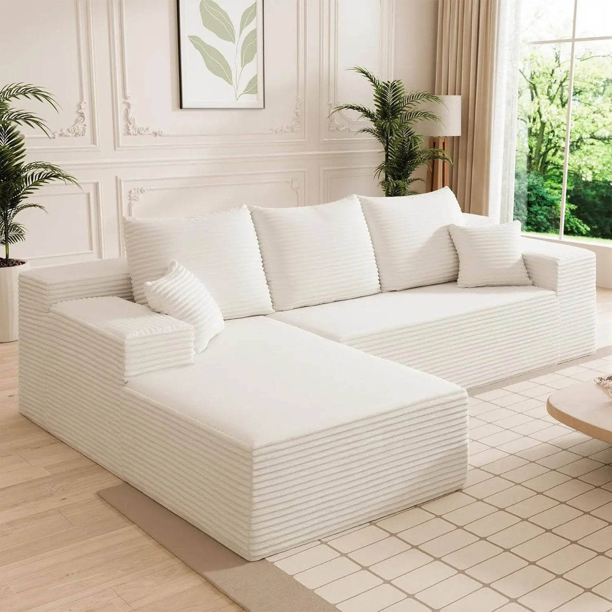 Modular Sectional Sofa Cloud Sectional Couch, 107