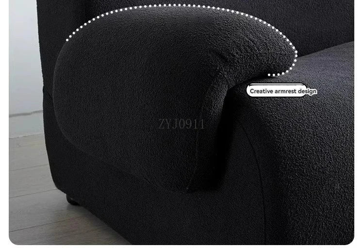 Cute, comfortable and high-quality living room cashmere compression sofa set furniture