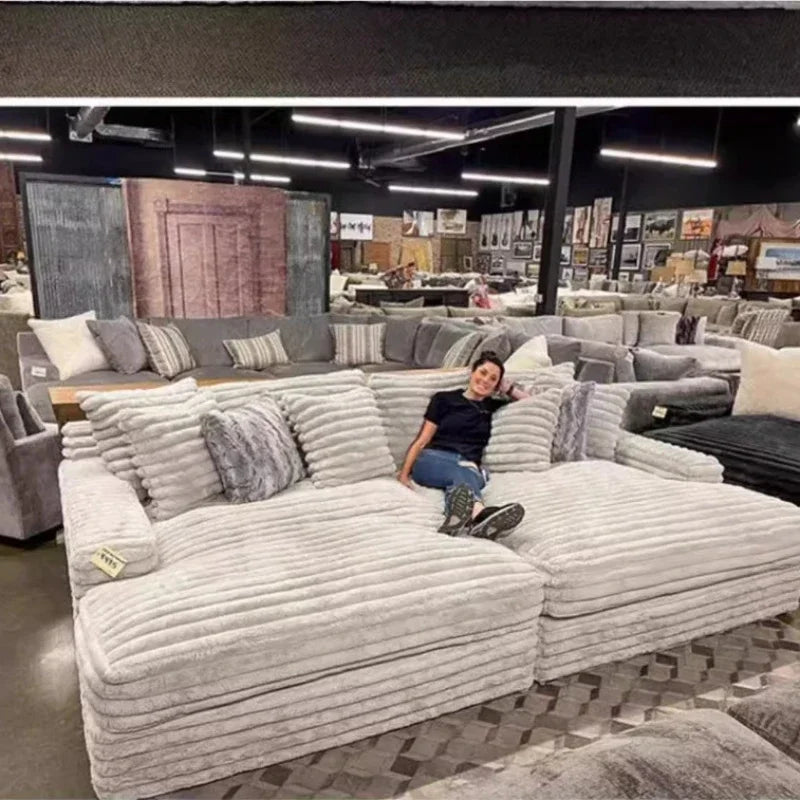 modern Minimalist Velvet Sofa Bed French Fabric Lazy Living Room Sofas Puffs Bedroom 2025 Divano Soggiorno Home Furniture luxury