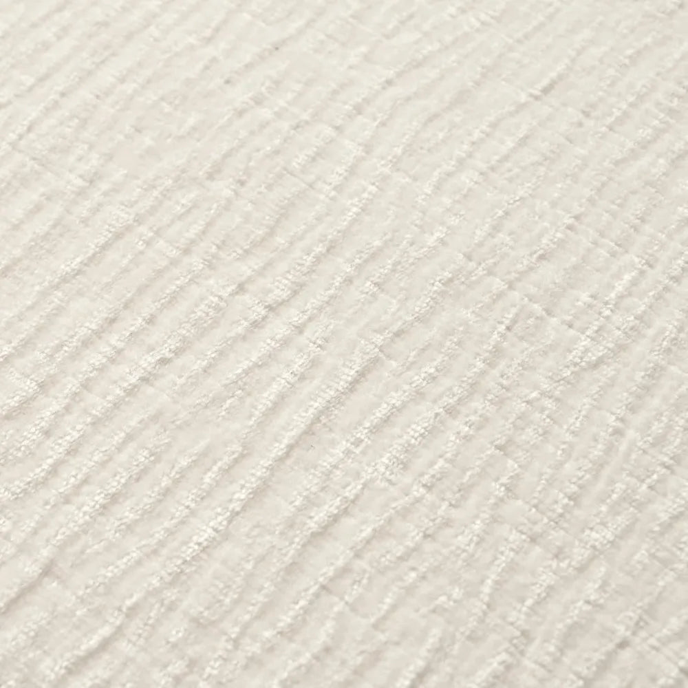 122" Extra Large Sectional Sofa Soft Fabric Upholstery Sponge Couch, Elegant Curved Design with Three Round Cushions