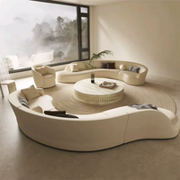 Y48 Nordic living room curved designer sofa hotel lobby multi-person combination sofa