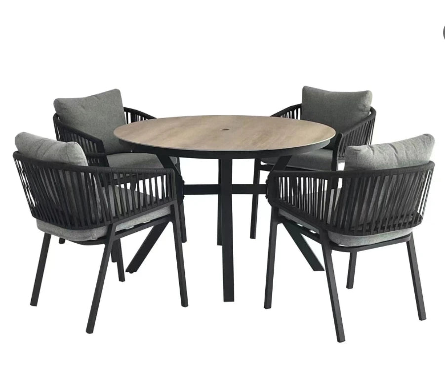 4pcs Outdoor Sofa Set Living Room Hotel Villa Park Courtyard Apartment Farmhouse-Versatile Outdoor Furniture