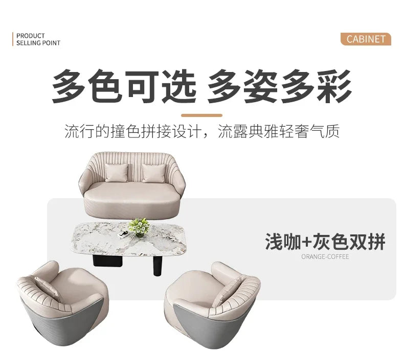 Nordic Design Style Chairs Set Of 2 Comfort Luxury Floor Bedroom Couch Living Room Chair Ergonomic Fauteuil Salon Home Furniture