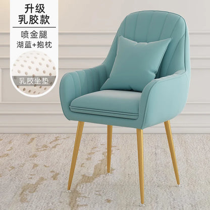 Modern Living Room Dining Chairs Home Furniture Bedroom Dormitory Back Chair Nordic Restaurant Kitchen Cafe Leisure Chair