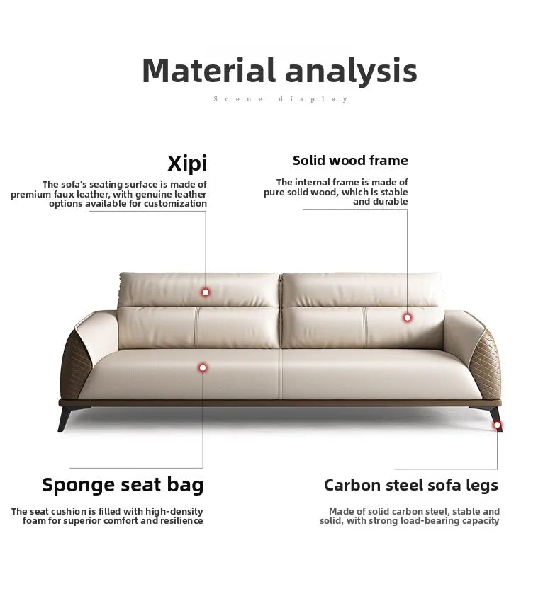 Office Sofa Business Simple Modern Rest Area Three-person Meeting Room Reception Negotiation Coffee Table Combination Office