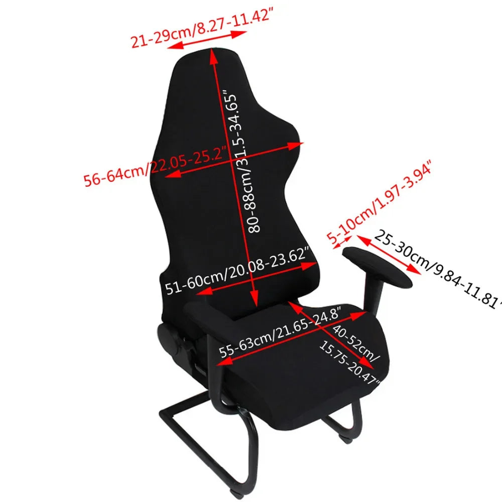 Hot Sale Office Chair Slipcover Spandex Seat Cover for Computer Chair Slipcover Armchair Gaming Chair Cover(no Chair)