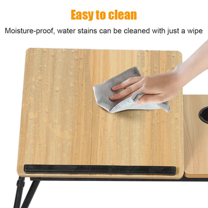 Adjustable Foldable Laptop Desk Portable Ergonomic Stand for Bed Sofa Notebook