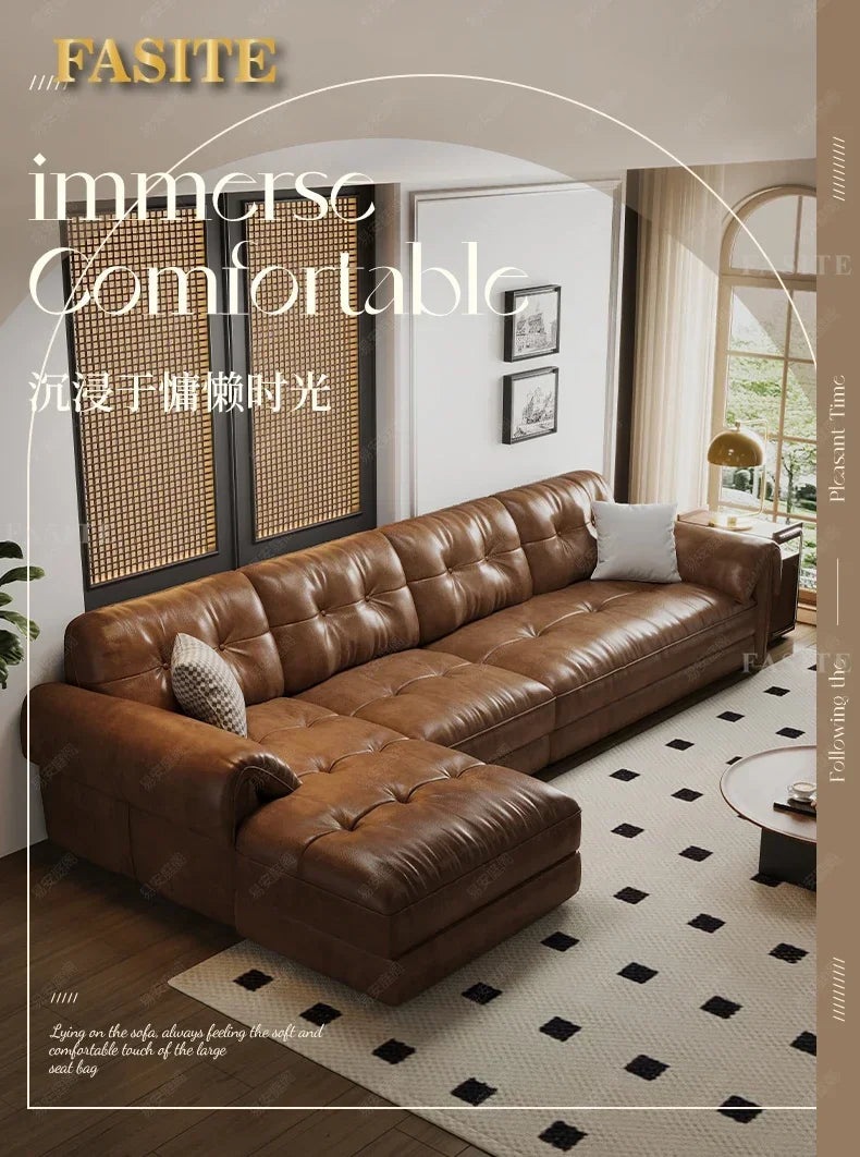 Portable Minimalist Brown Sleep Sofa Faux Leather Designer Loveseat   Sofa Couch Cloud  Living Room Furniture